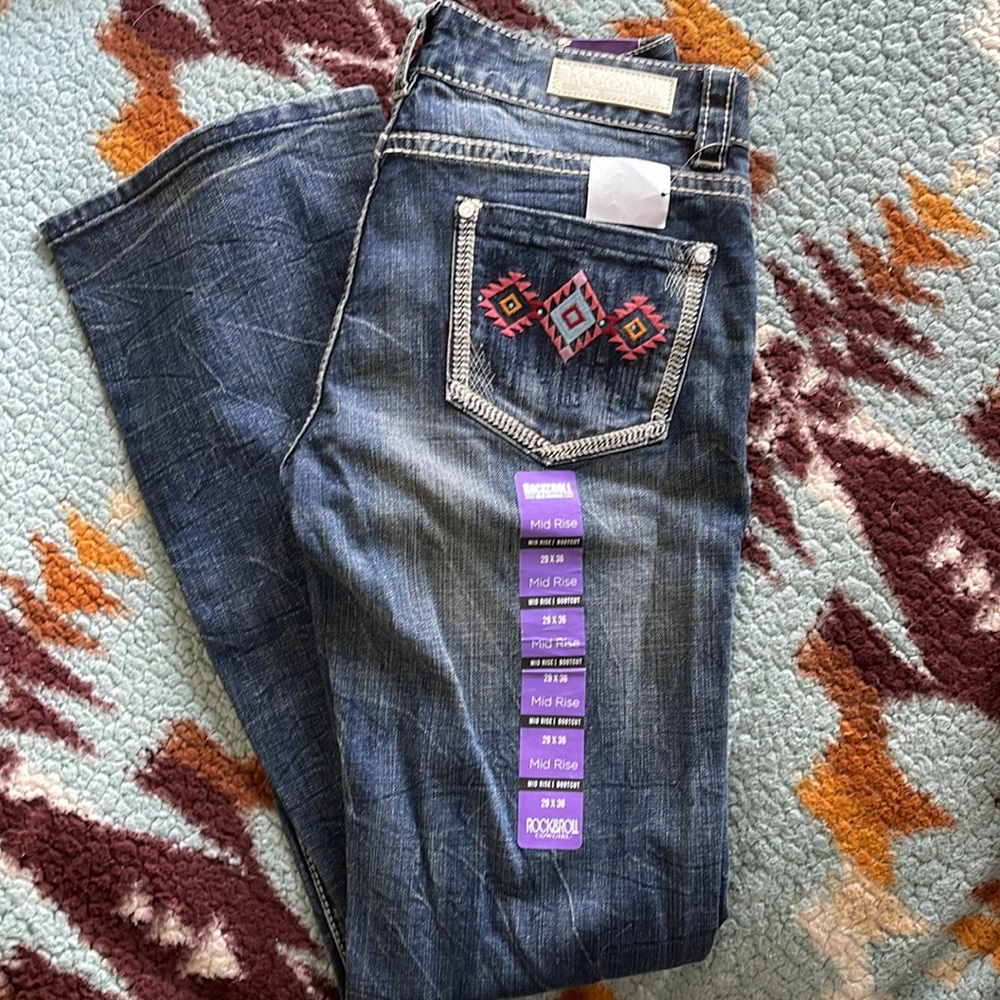 29x36 Rock and Roll Cowgirl Bootcut Jeans
